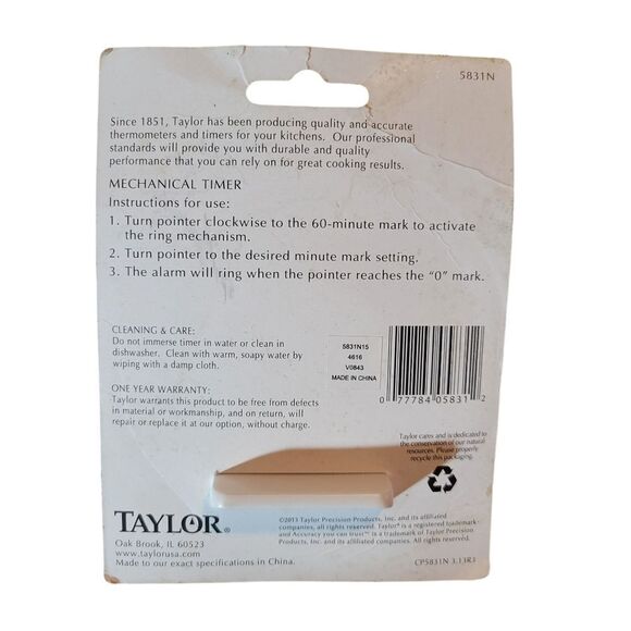 Taylor cooking timer long ring. ^ - Picture 2 of 2